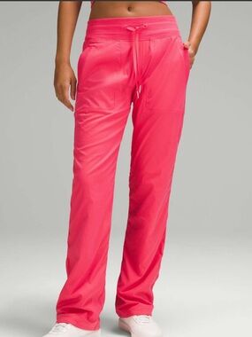 Lululemon lined Dance Studio pants Glaze Pink sz 10